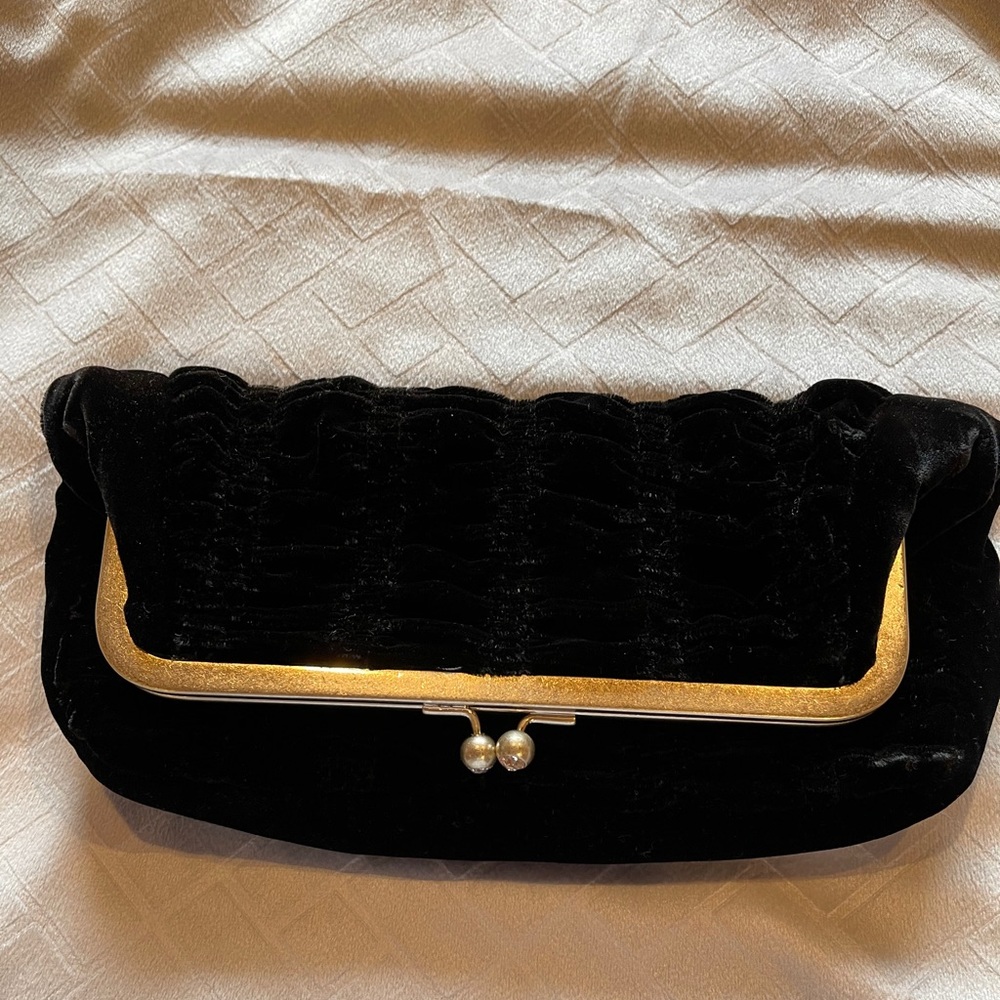 Banana Republic Suede clutch